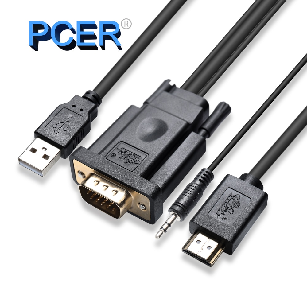 PCER VGA to HDMI ̺ -, PC  HDTV ..
